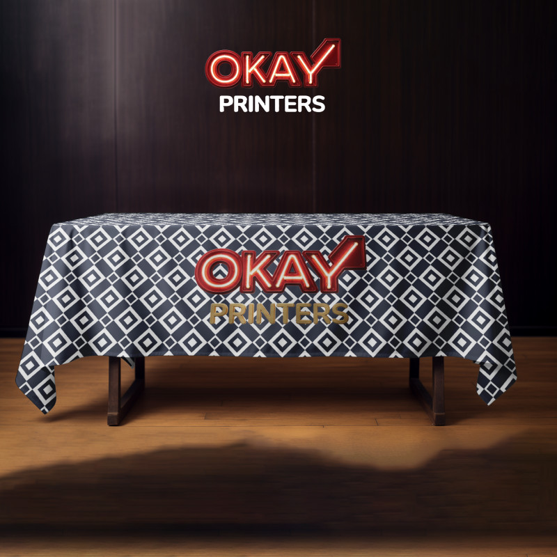 Table Covers (6 ft Table) 170 GSM White Polyester Cloth