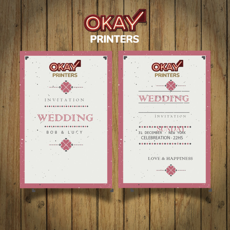 Invitations / Announcements 14pt + Matte Finish