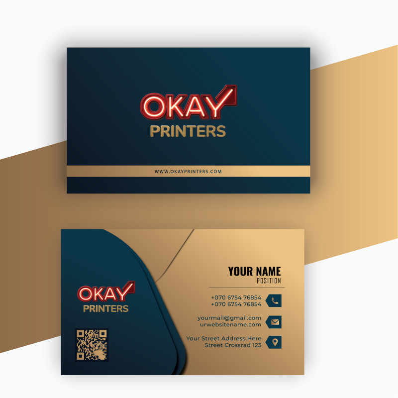 Business Cards (Lamination + Gold / Silver Foil)